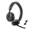 DELL Pro Wireless Headset - WL3024, Wired & Wireless, Calls/Music, 20 - 20000 Hz, 182 g, Headset, Black