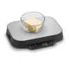 Kitchen scales Caso KitchenDuo 03291 — digital kitchen scale, stainless steel & black, LED display, 5 kg capacity, tare function