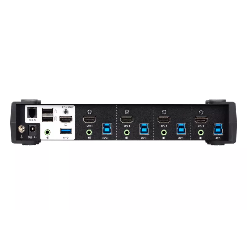 ATEN 4-Port USB 3.0 4K HDMI KVMP™ Switch with Audio Mixer Mode