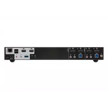 ATEN 2-Port USB 3.0 4K HDMI Dual Display KVMP™ Switch, 4096 x 2160 pixels, 4K Ultra HD, 3.17 W, Black