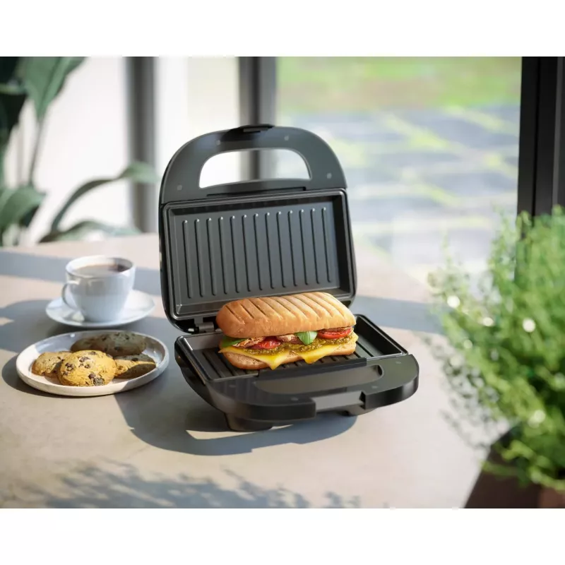 Sandwich maker Philips HD2330/90, 1 sandwich, 750 W, black