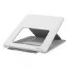 Fellowes Laptop Stand for Desk - Breyta Adjustable Laptop Riser for Home and Office - Portable Laptop Stand with 12 Height Adjustments - Max Laptop Size 14 inch, Max Weight 4KG - White