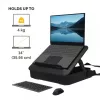 Fellowes Laptop Carry Case with Built-in Laptop Stand - Breyta Lockable Laptop Carry Case for Hybrid Working & Laptops Up To 14 inch/4KG - Black