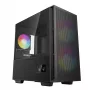 PC case DeepCool CH360 DIGITAL Micro Tower, tempered glass, microATX/Mini-ITX, front 2x140mm, built-in display, USB-C