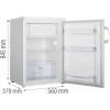 Gorenje RB492PW combi-fridge Freestanding 119 L White