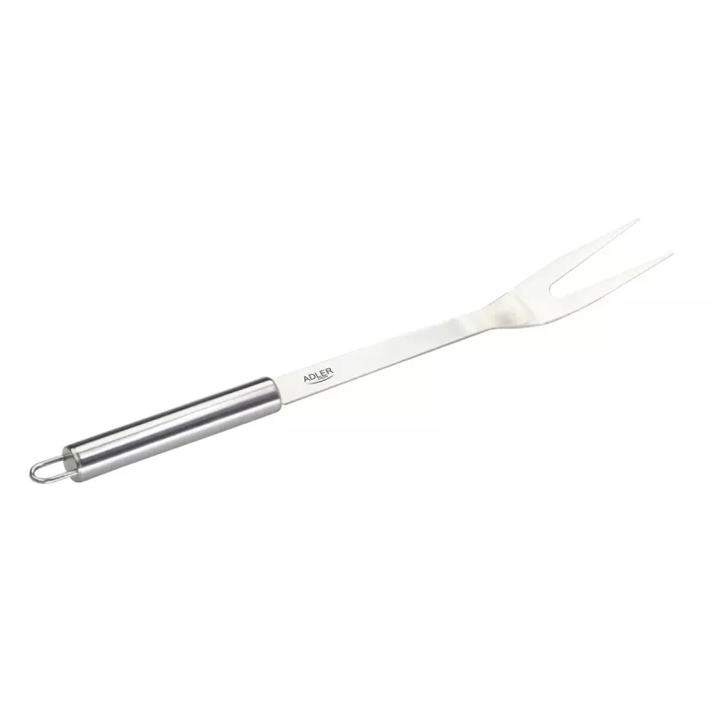 Grill cutlery set Adler AD 6728 — 3 pieces, stainless steel skewers and fork