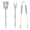 Grill cutlery set Adler AD 6728 — 3 pieces, stainless steel skewers and fork