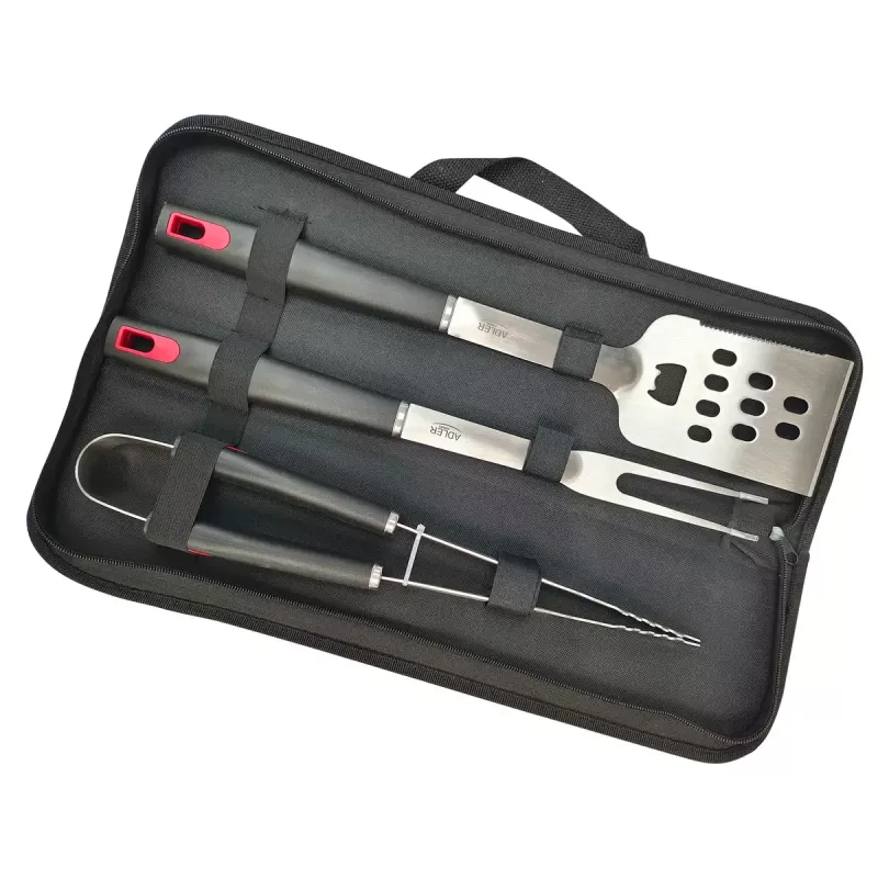 Grill utensil set Adler AD 6727 — stainless steel, 4 pieces