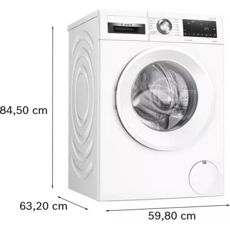 Washing machine Bosch WGG244ZMSN, front-load 9 kg, Energy class A