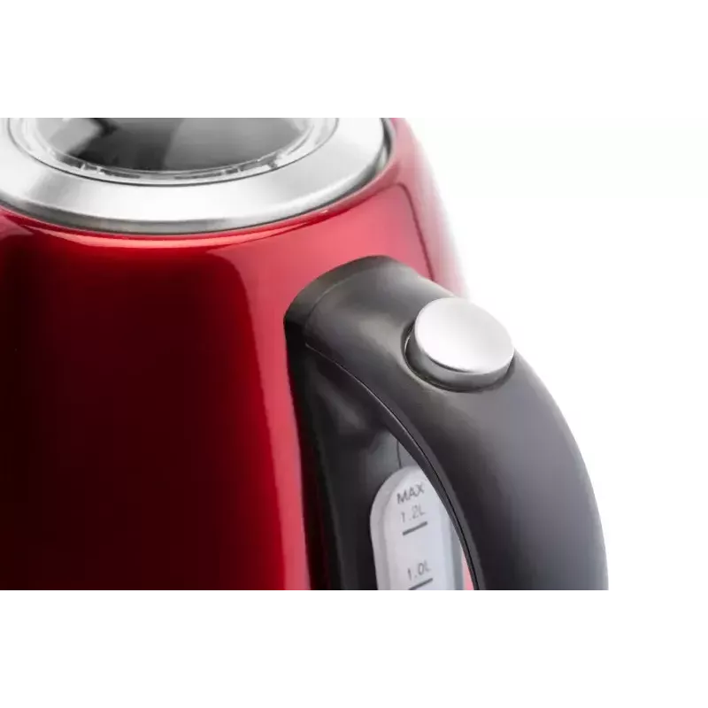 Electric kettle ETA 1.2 L 2100 W Red — stainless steel, water level indicator