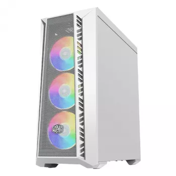 COOLER MASTER Chassis Masterbox Lite 520 Mesh Midi Tower White