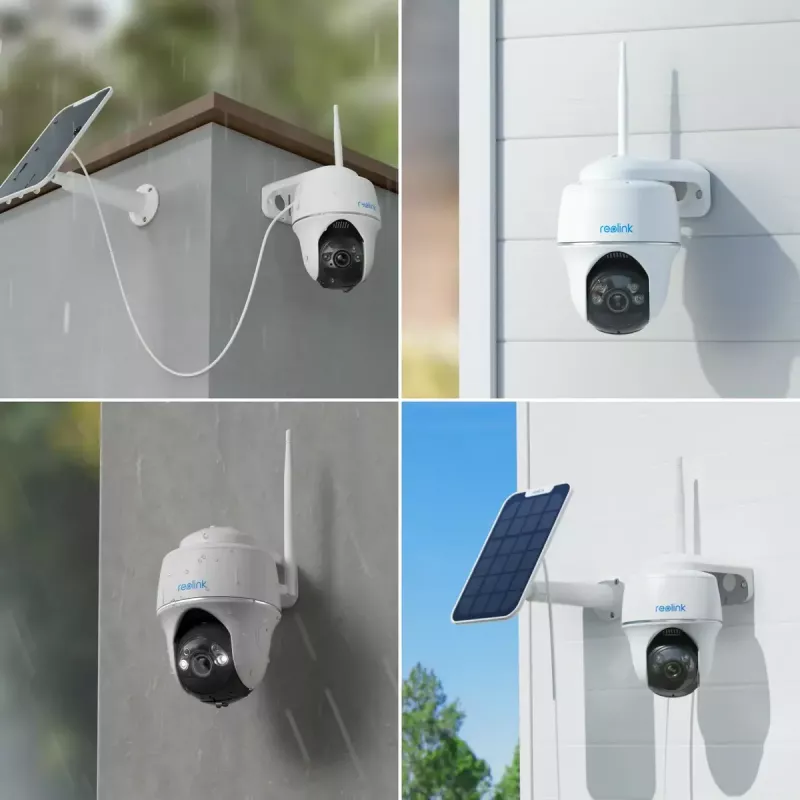 IP security camera Reolink Argus Series B430 — 5 MP, wireless, battery/solar 6000 mAh, dome, indoor/outdoor, PIR, 355° pan, 140° tilt