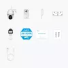 IP security camera Reolink Argus Series B430 — 5 MP, wireless, battery/solar 6000 mAh, dome, indoor/outdoor, PIR, 355° pan, 140° tilt