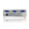 ATEN 2-Port VGA Video Switch, VGA, Metal, Plastic, Silver, 60 Hz, 10 m, 640 x 480 (VGA), 800 x 600 (SVGA), 1024 x 768 (XGA), 1600 x 1200 (UXGA), 1920 x 1440