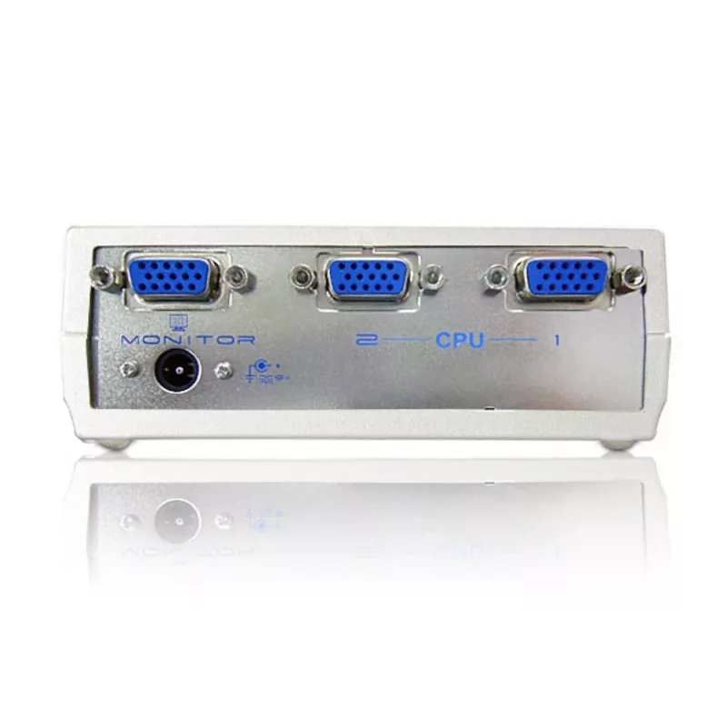 ATEN 2-Port VGA Video Switch, VGA, Metal, Plastic, Silver, 60 Hz, 10 m, 640 x 480 (VGA), 800 x 600 (SVGA), 1024 x 768 (XGA), 1600 x 1200 (UXGA), 1920 x 1440