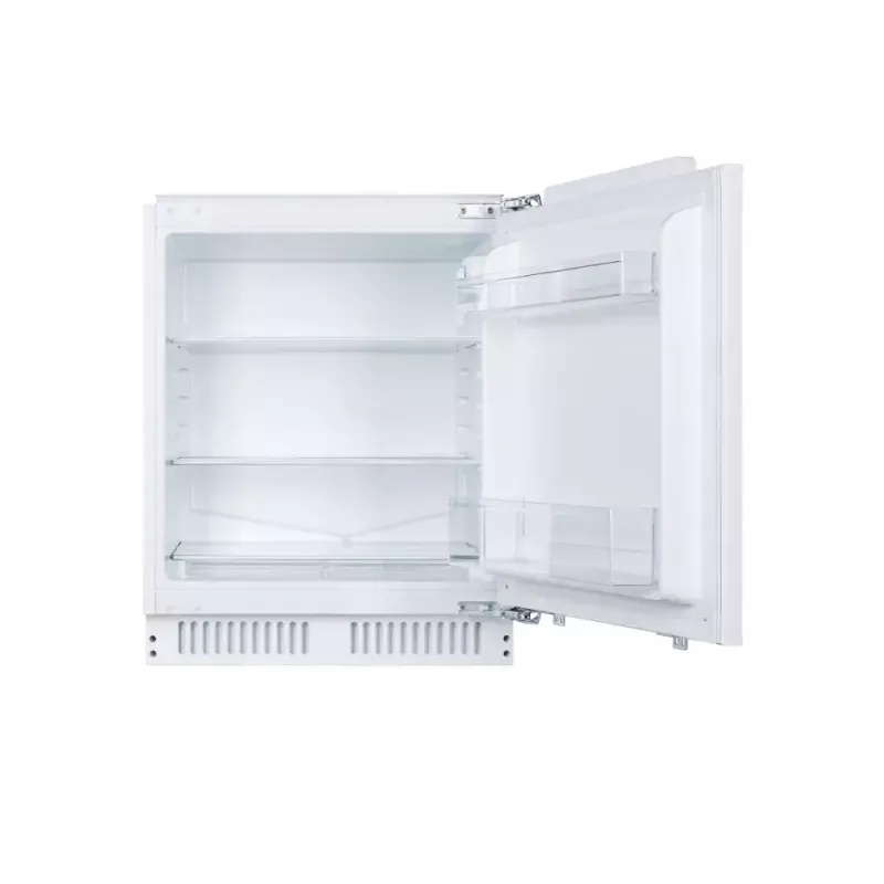 Built-in fridge CANDY CMLS68EW — 135 L net, static cooling, rotary control, right-hinged door, 39 dB, energy class E