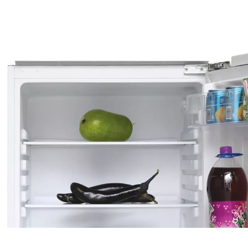 Built-in fridge CANDY CMLS68EW — 135 L net, static cooling, rotary control, right-hinged door, 39 dB, energy class E