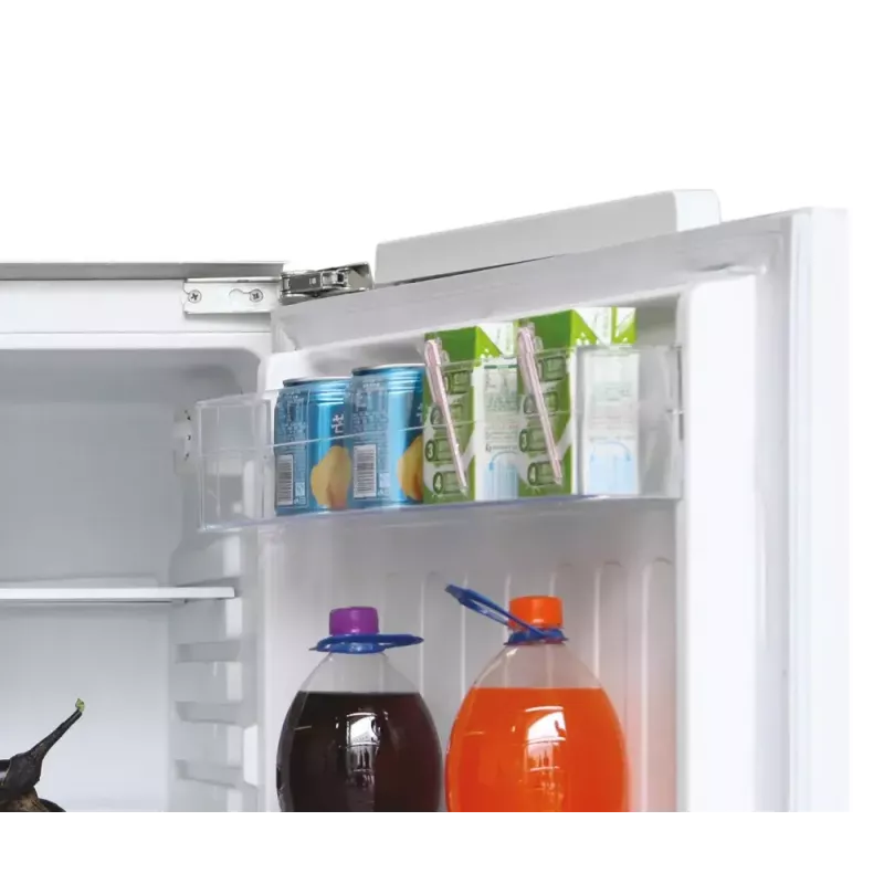 Built-in fridge CANDY CMLS68EW — 135 L net, static cooling, rotary control, right-hinged door, 39 dB, energy class E