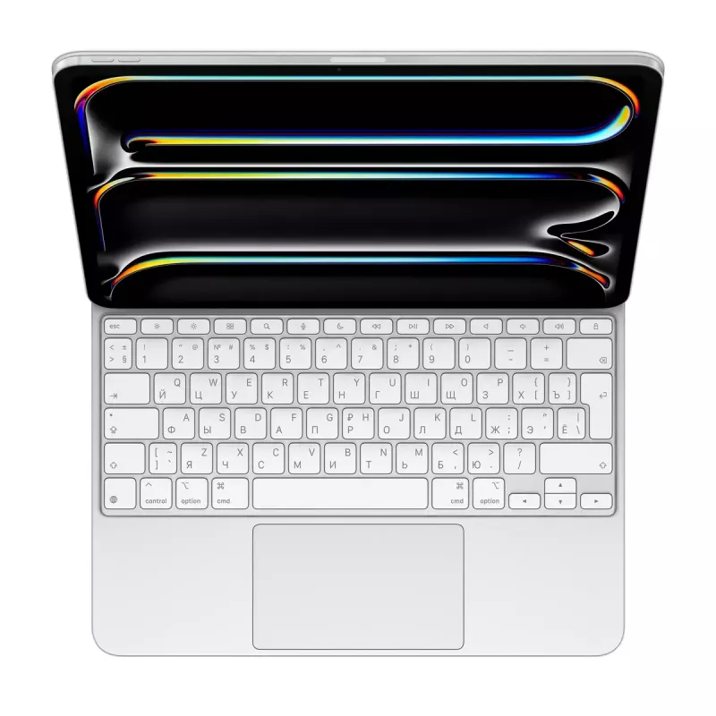 Apple Magic Keyboard for iPad Pro 13-inch M4 Russian White Wireless QWERTY Trackpad