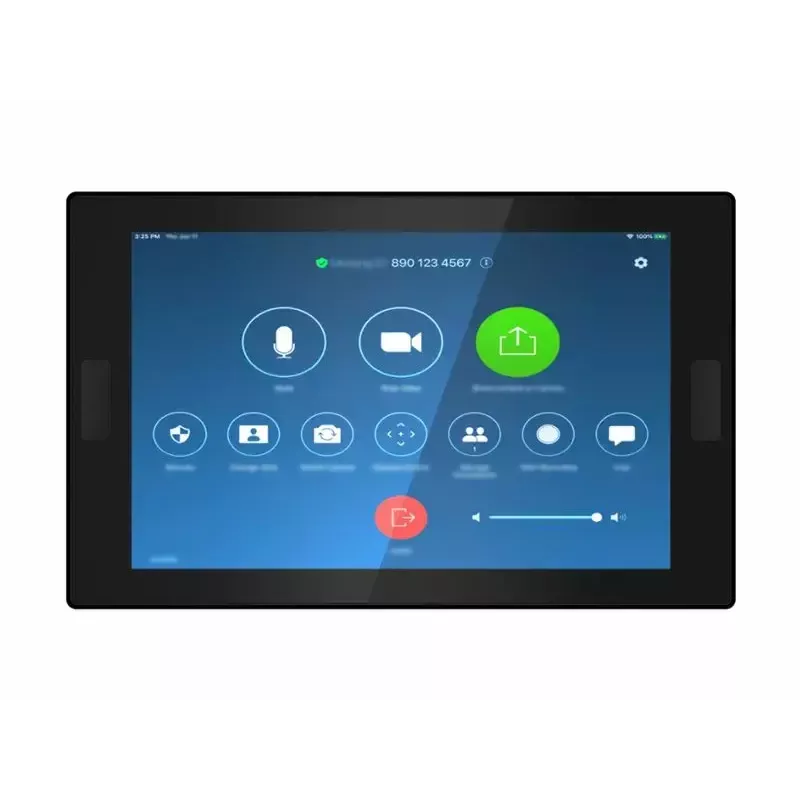 Conference controller Lenovo ThinkSmart 12QL0004MT for Zoom, compact black unit for meeting control