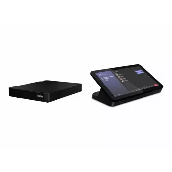 Conference controller Lenovo ThinkSmart 12QL0004MT for Zoom, compact black unit for meeting control