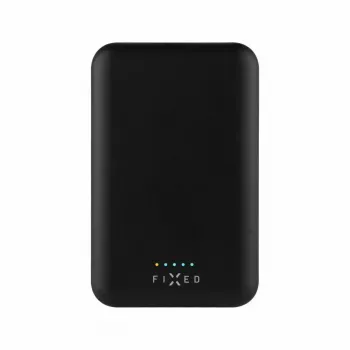Portable Power Bank FIXED MagZen 6000 mAh — black, USB output for smartphones and tablets