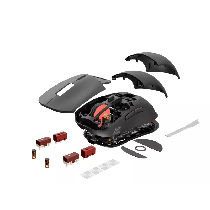 GENESIS Zircon XIII mouse Gaming Ambidextrous RF Wireless + USB Type-C Optical 26000 DPI
