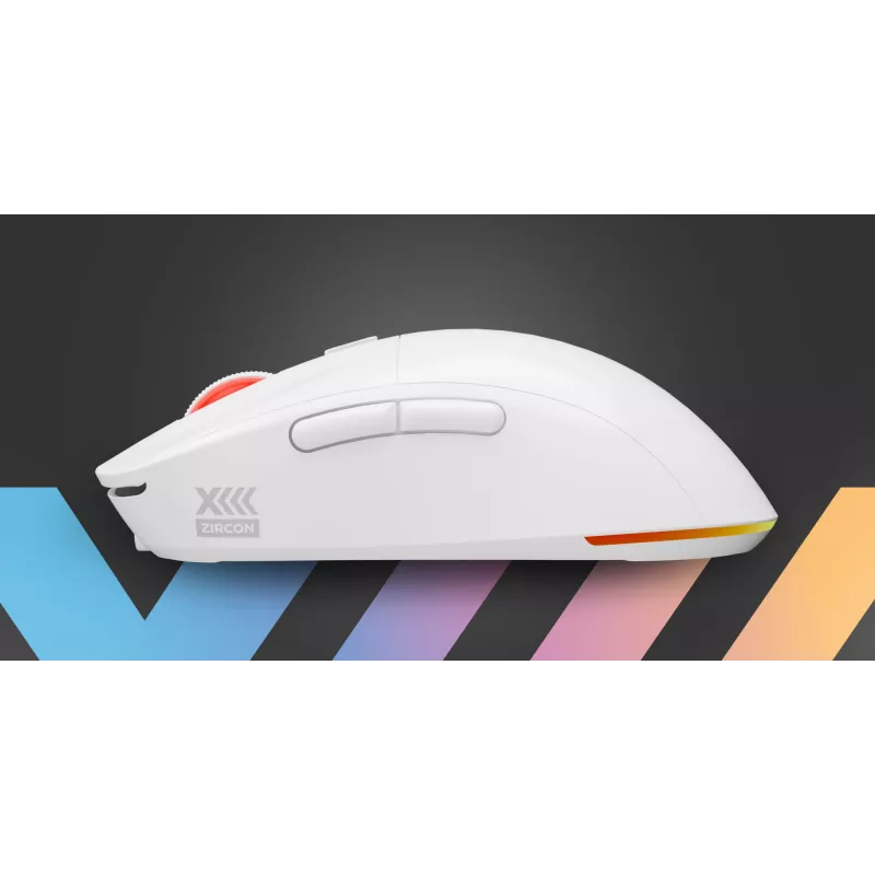 GENESIS Zircon XIII mouse Gaming Ambidextrous RF Wireless + USB Type-C Optical 26000 DPI