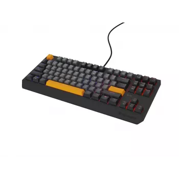 GENESIS Thor 230 TKL keyboard Gaming USB + RF Wireless + Bluetooth QWERTY Black, Grey, Orange