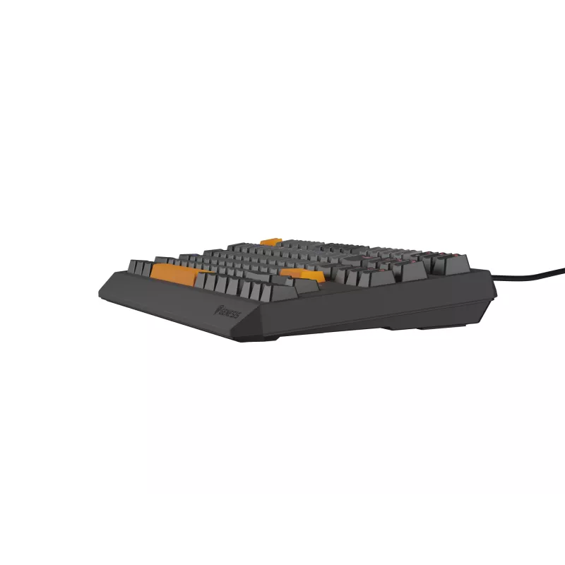 GENESIS Thor 230 TKL keyboard Gaming USB + RF Wireless + Bluetooth QWERTY Black, Grey, Orange