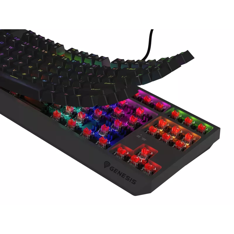 GENESIS Thor 230 TKL Lite keyboard Gaming USB QWERTY English Black