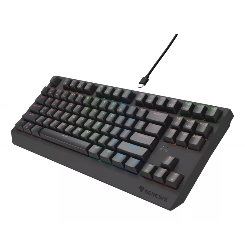 GENESIS Thor 230 TKL Lite keyboard Gaming USB QWERTY English Black