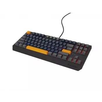GENESIS THOR 230 TKL keyboard Gaming USB + RF Wireless + Bluetooth QWERTY Black, Blue, Grey, Orange