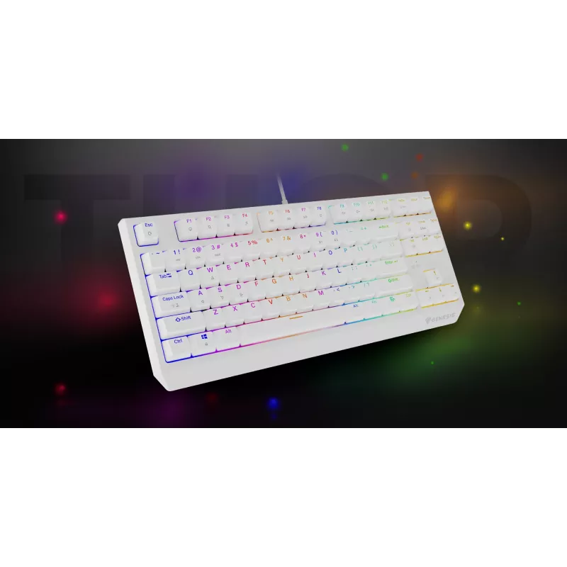 GENESIS Thor 230 TKL keyboard Gaming USB + RF Wireless + Bluetooth QWERTY White
