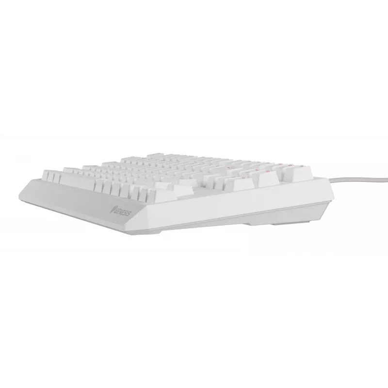 Tenkeyless gaming keyboard GENESIS Thor 230 TKL — USB, RF Wireless, Bluetooth, QWERTY, White