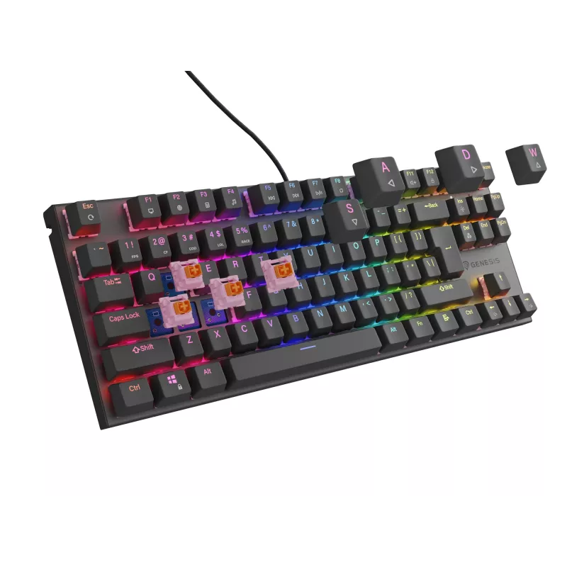 GENESIS Thor 303 TKL keyboard Gaming USB QWERTY US International Black