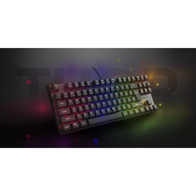 GENESIS Thor 303 TKL keyboard Gaming USB QWERTY US International Black
