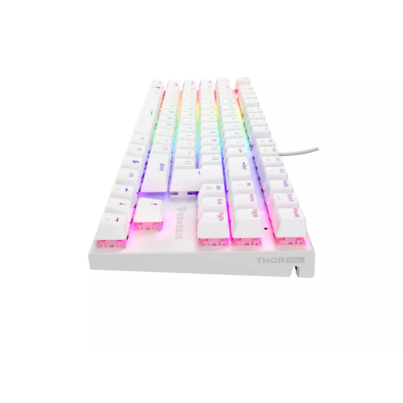 GENESIS Thor 303 TKL keyboard Gaming USB QWERTY US International White