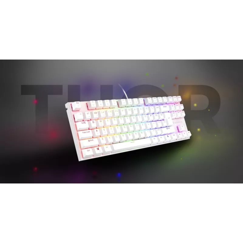 GENESIS Thor 303 TKL keyboard Gaming USB QWERTY US International White