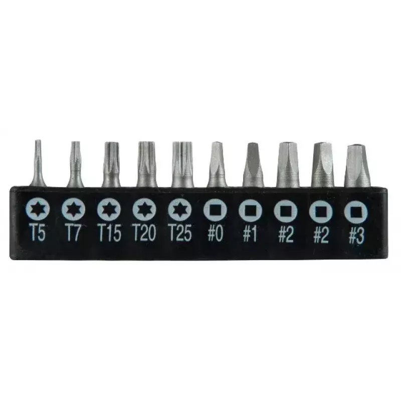 Manual screwdriver set STANLEY STHT0-62113 with Phillips, Robertson and Torx tips, magnetic tips, ergonomic grips