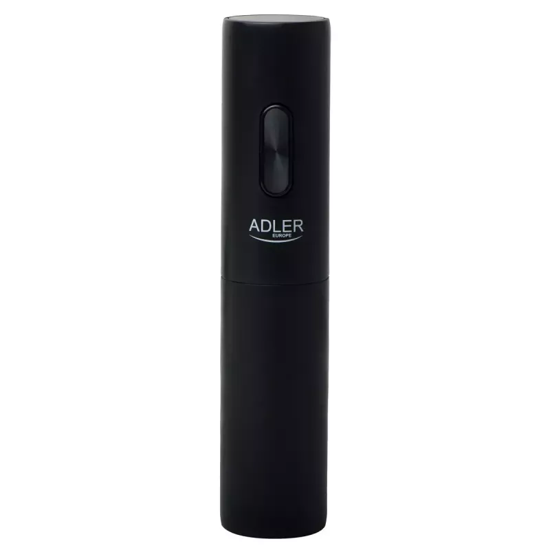 Electric wine opener Adler AD 4509 — cordless battery-operated bottle opener, black