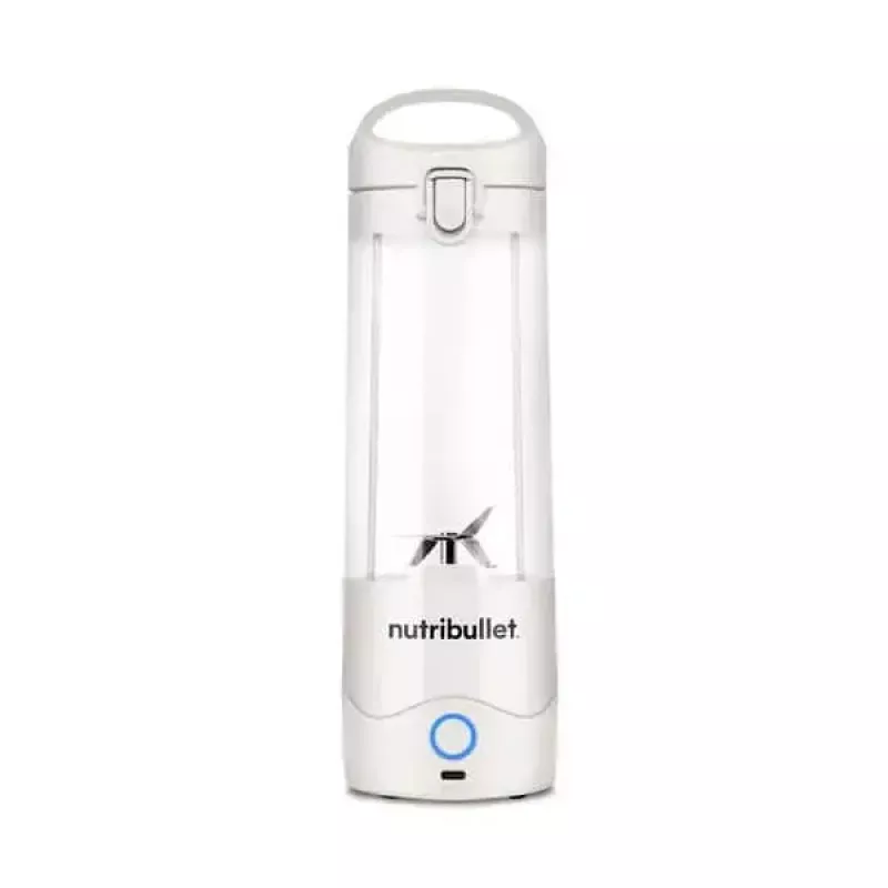 Sport blender NUTRIBULLET Portable 0.475 L White with Tritan bowl and stainless steel blades, battery-powered