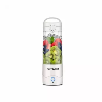 Sport blender NUTRIBULLET Portable 0.475 L White with Tritan bowl and stainless steel blades, battery-powered