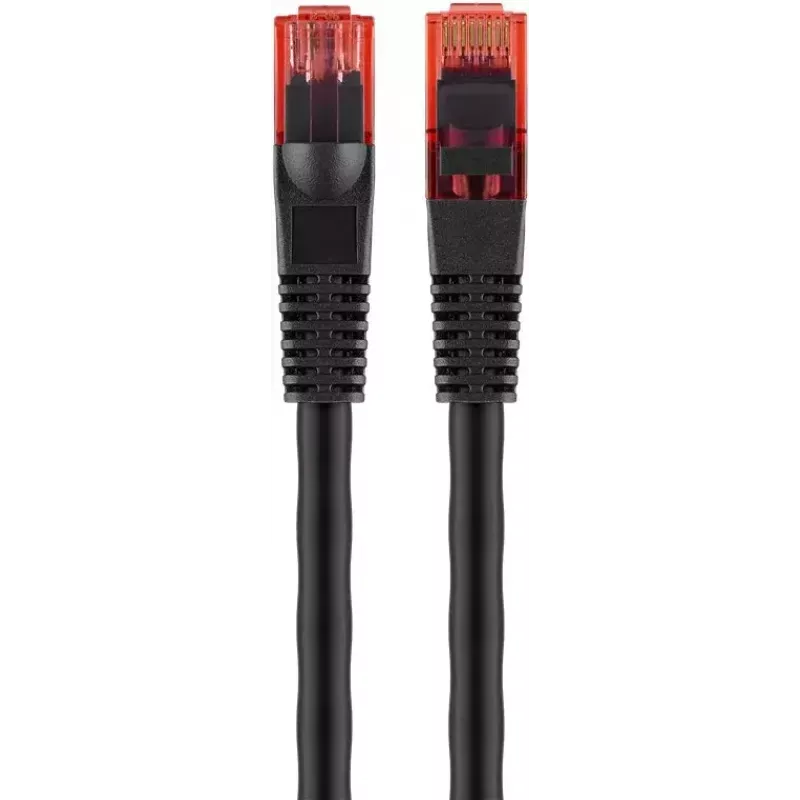 Networking cable GOOBAY 55433 Cat6 U/UTP RJ-45 — 15 m, black