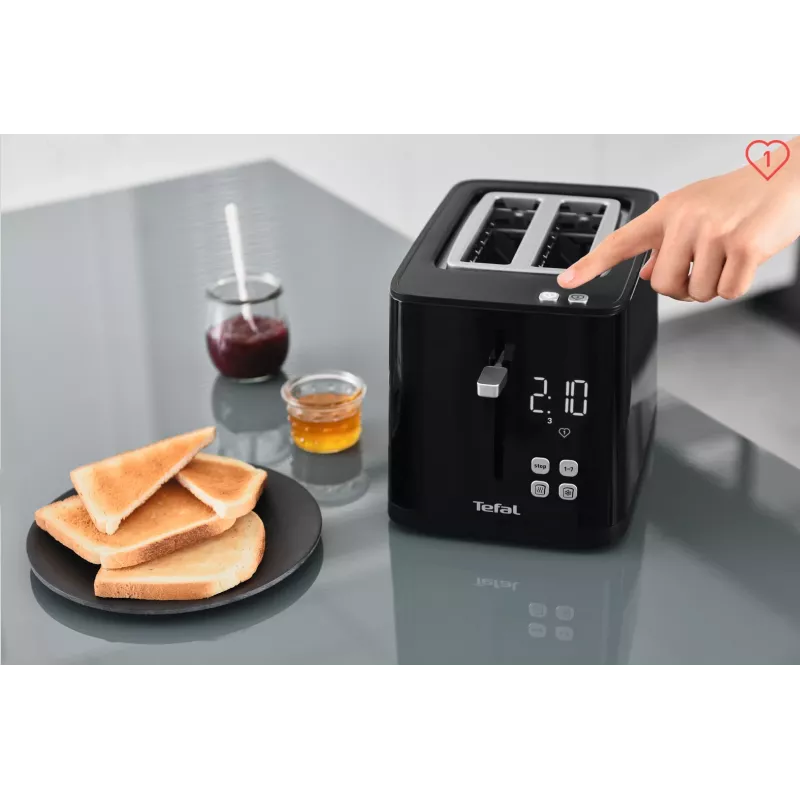 Toaster Tefal TT6408 — 2-slice, 850 W, Black