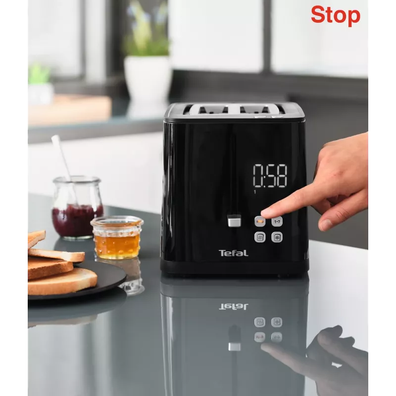 Toaster Tefal TT6408 — 2-slice, 850 W, Black