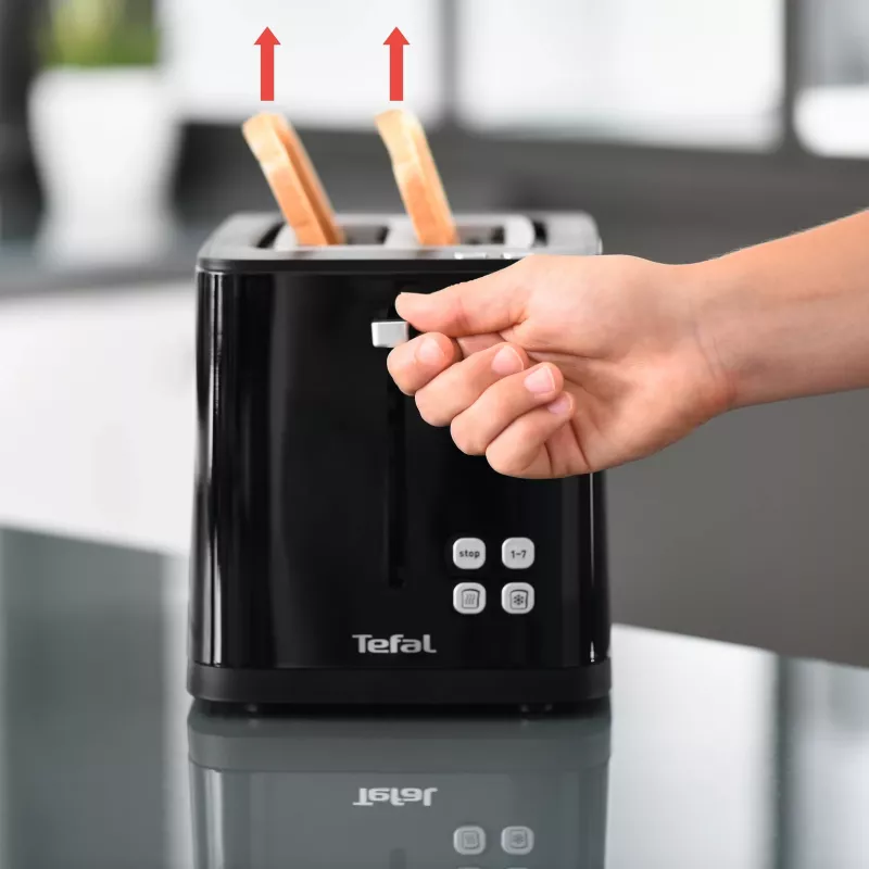 Toaster Tefal TT6408 — 2-slice, 850 W, Black