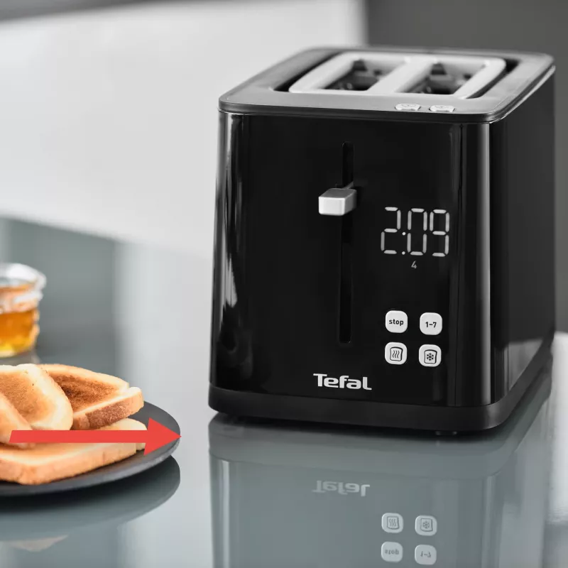 Toaster Tefal TT6408 — 2-slice, 850 W, Black