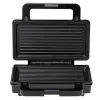 Sandwich maker Adler AD 3073 — 2-sandwich, 1400 W, silver/black, removable plates, vertical storage