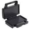 Sandwich maker Adler AD 3073 — 2-sandwich, 1400 W, silver/black, removable plates, vertical storage